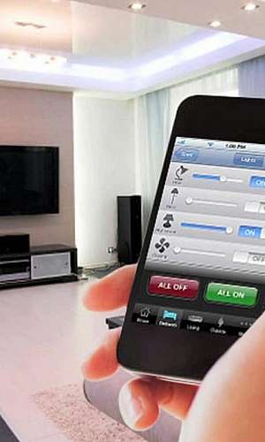 Automação residencial via celular Automação residencial via celular