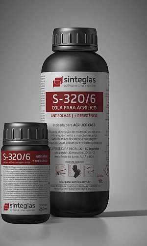 Cola para acrílico S 320 Cola para acrílico S 320