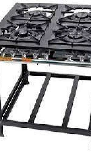 Fogão industrial 4 bocas com forno Fogão industrial 4 bocas com forno