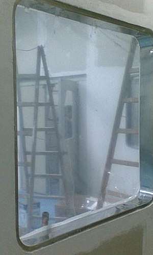 Revestimento de parede em aço inox Revestimento de parede em aço inox