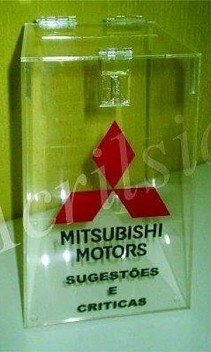 Urna em acrílico Urna em acrílico